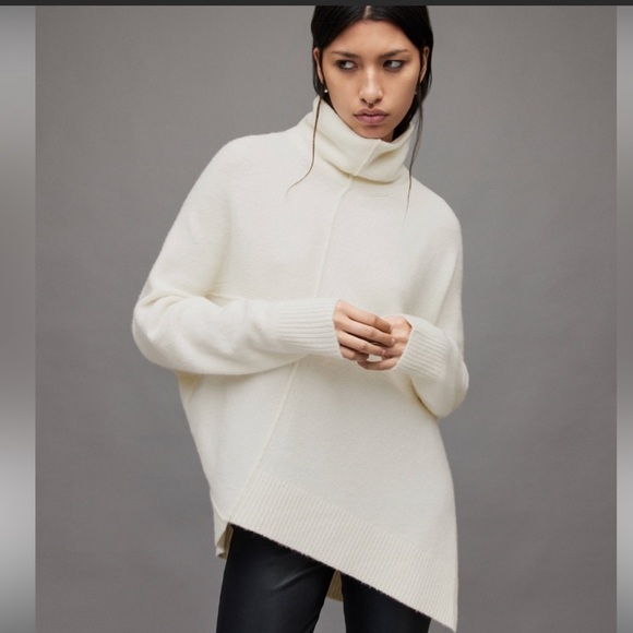 Allsaints Lock Roll Neck Sweater Size Medium - Picture 1 of 6